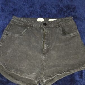 Cotton On Charcoal Jean Shorts
